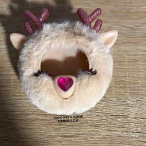 Bath & Body Works Cream Reindeer Plush with Heart Nose